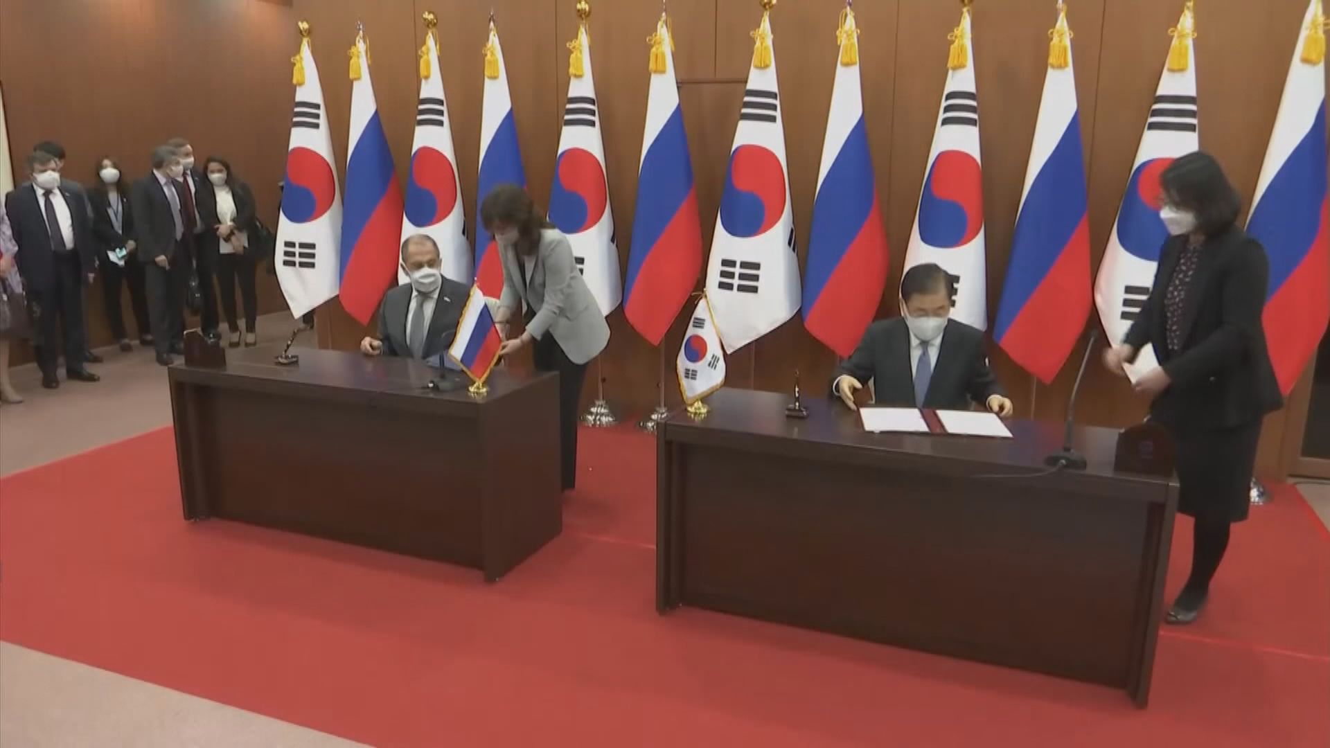 韓俄外長首爾會面　俄羅斯外長呼籲停止軍備競賽