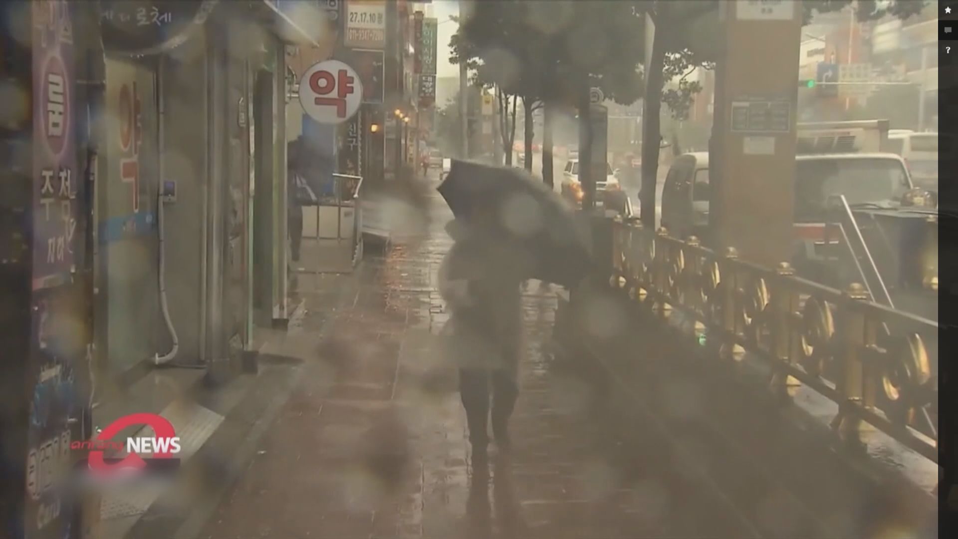 軒嵐諾吹襲南韓致多人死亡及失蹤