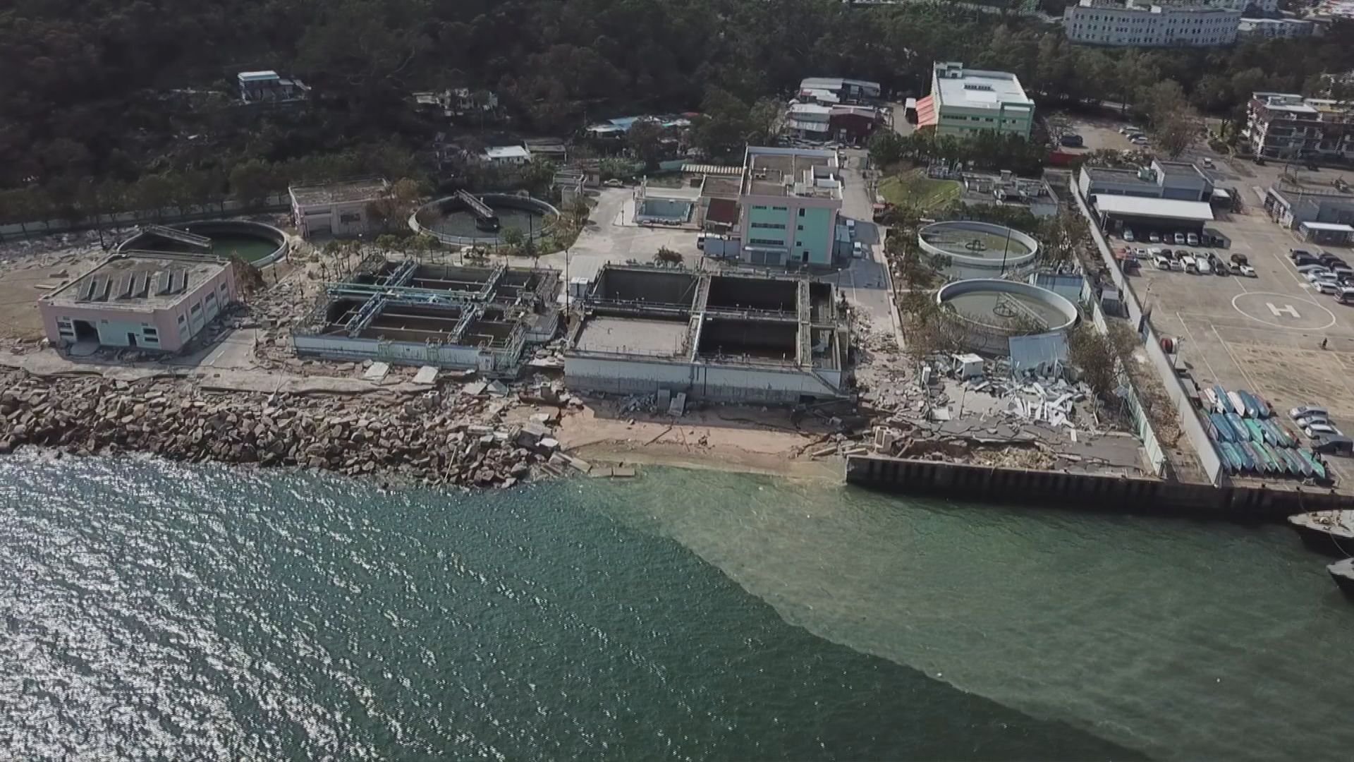 西貢污水廠對出海面大腸桿菌一度超標