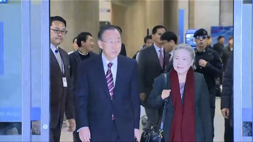 潘基文返抵南韓暗示將參選總統