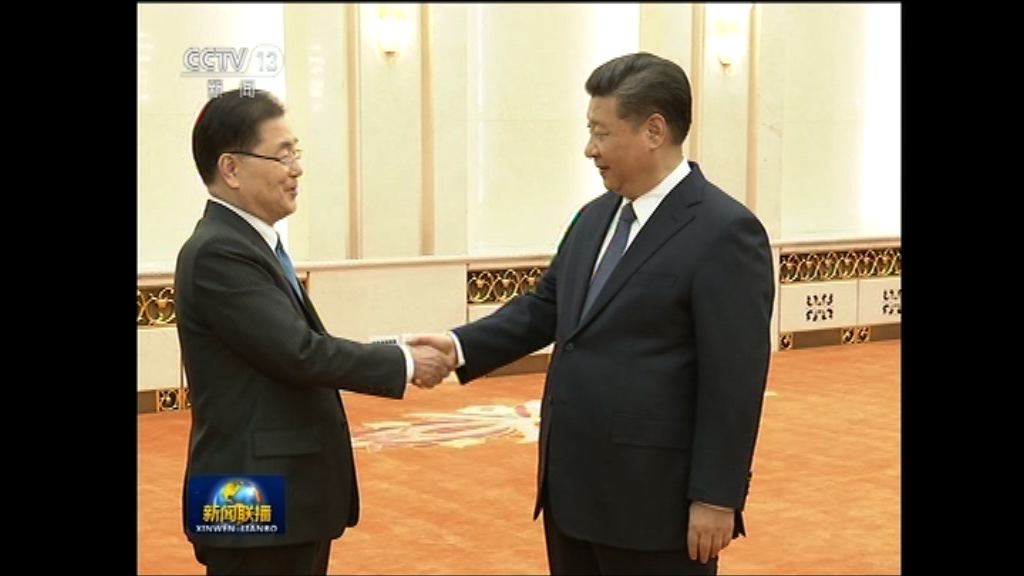 鄭義溶訪北京與習近平會面