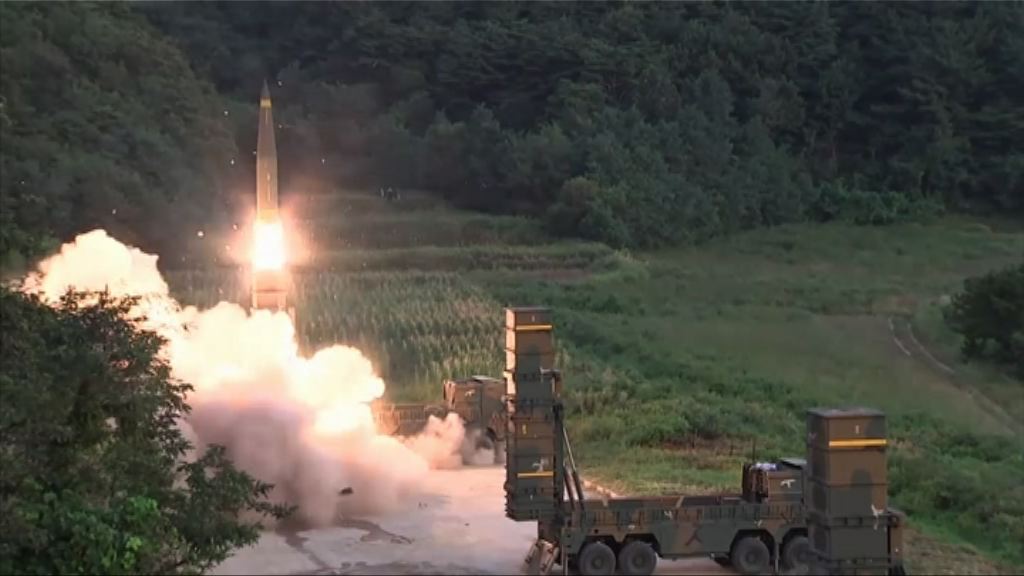 南韓兩軍聯合導彈演習回應北韓核試