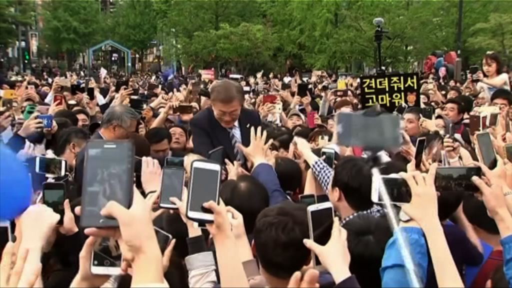 南韓明日總統選舉　候選人努力拉票