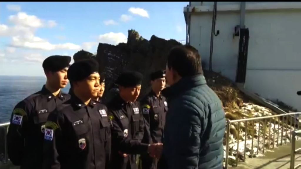 南韓官員登上獨島　日本提出抗議