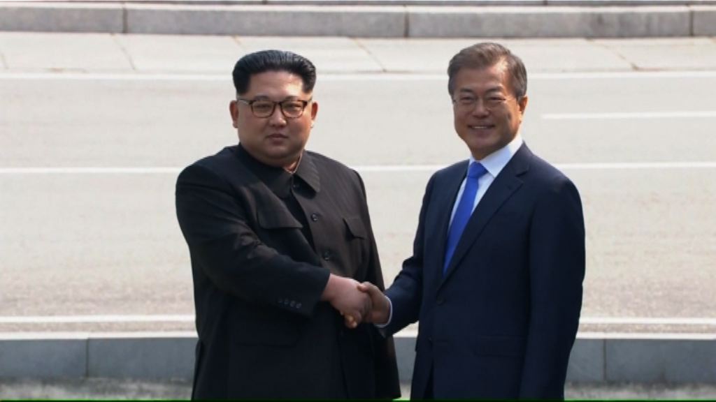 南北韓領導人互相踏足對方領土