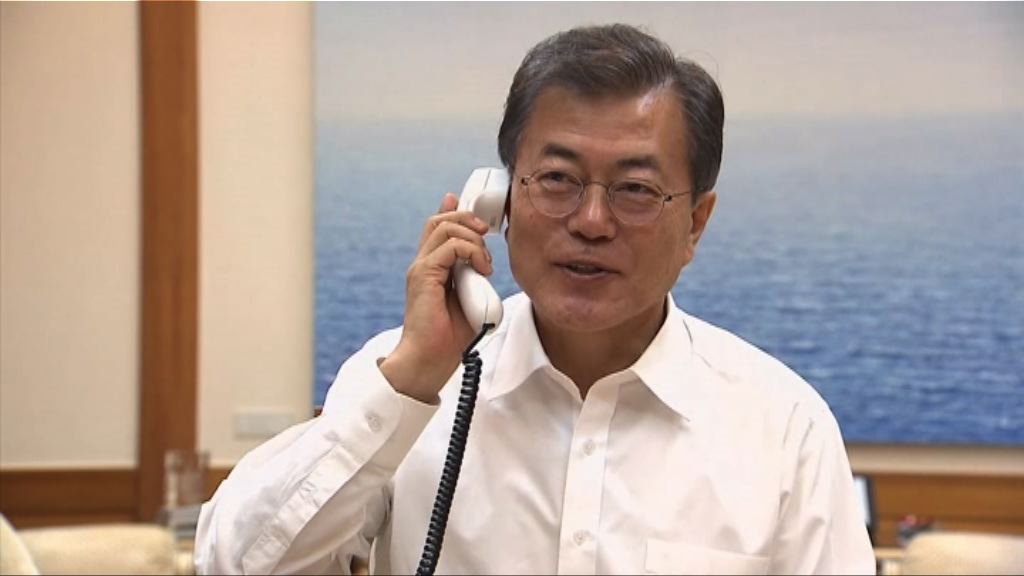 北韓朝中社指摘文在寅讚揚特朗普言論