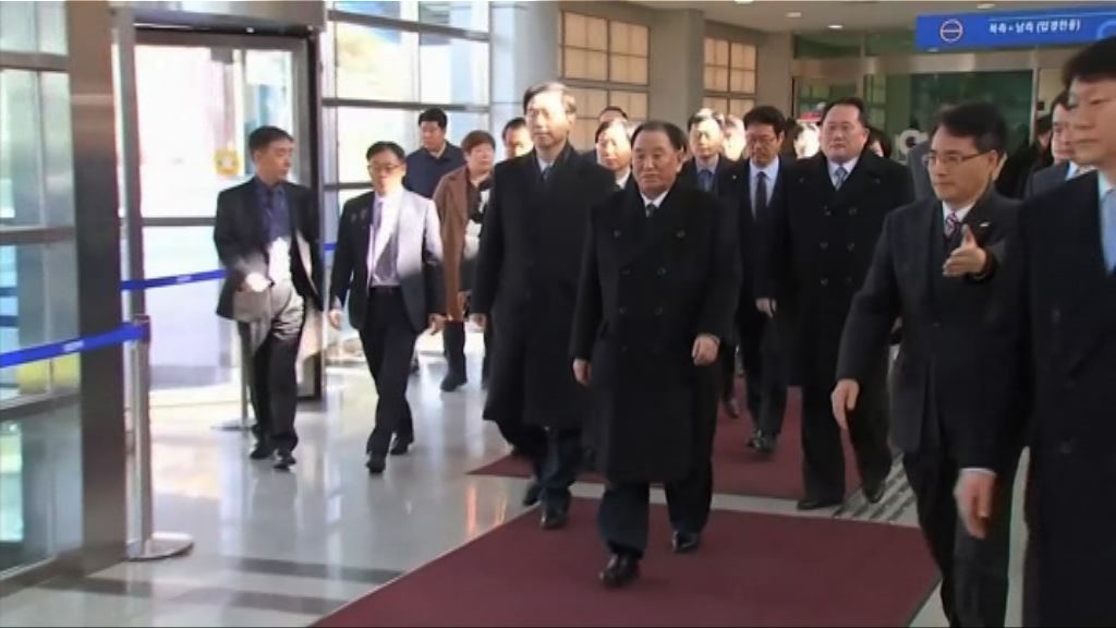 北韓代表團抵南韓訪問三天