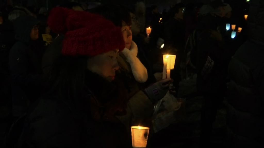 首爾續有示威促總統朴槿惠下台