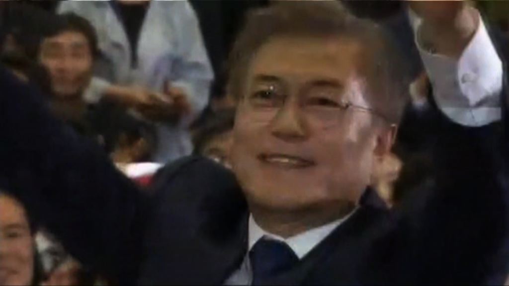 南韓大選　文在寅票站調查領先