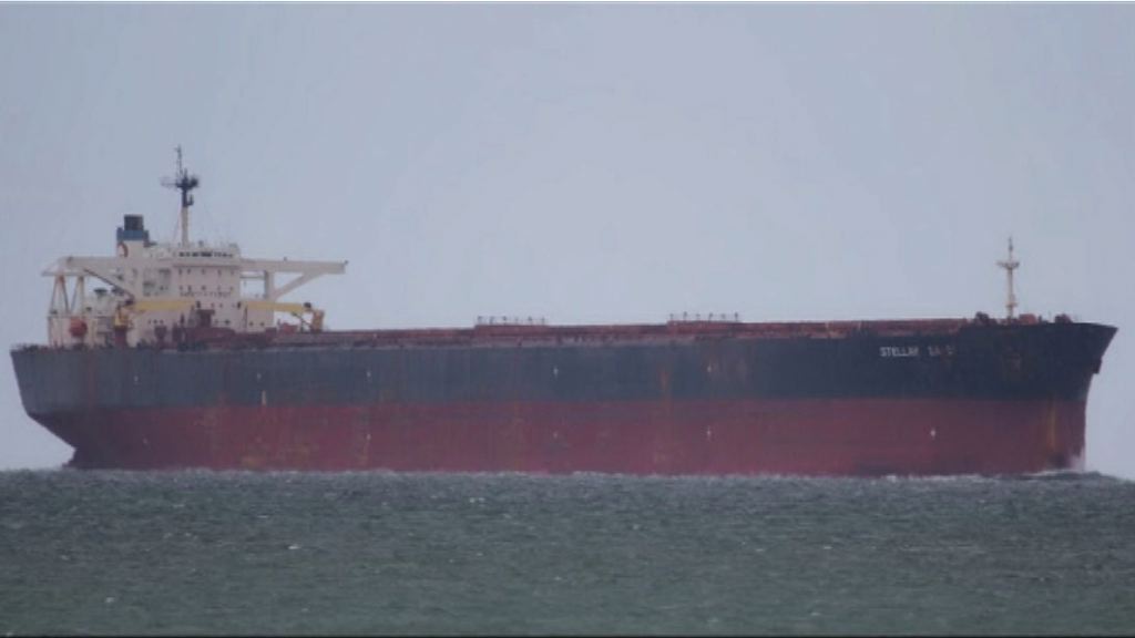 南韓貨船疑沉沒　暫時僅2船員獲救