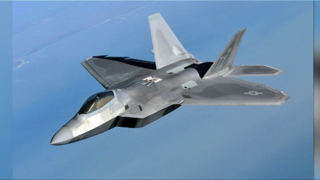 美F22戰機抵韓準備參與軍演