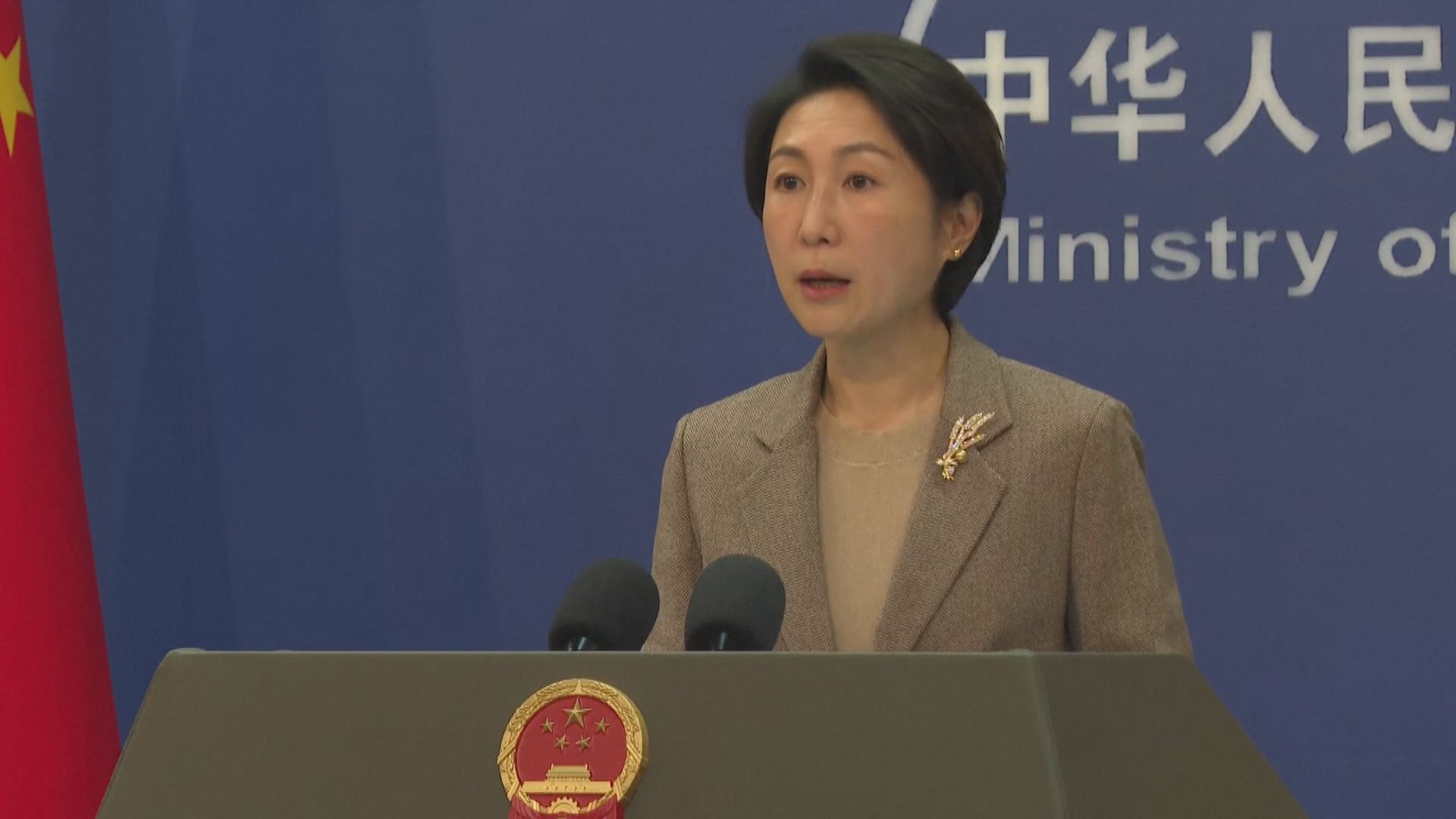 尹錫悅稱有中國人在韓涉間諜行為　外交部：堅決反對韓方炒作