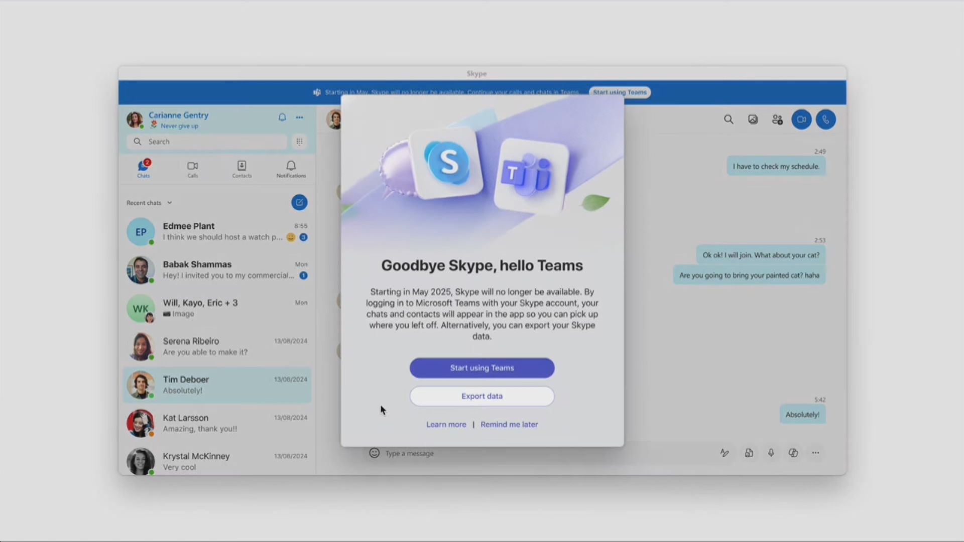 微軟五月停止Skype語音和視像通信服務