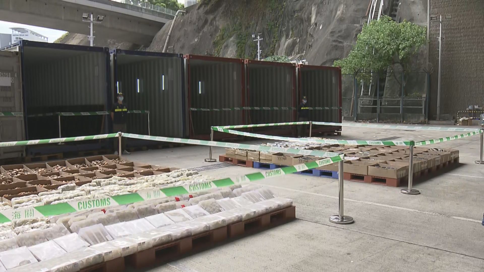 海關拘捕三名男子　涉嫌利用貨櫃暗格走私