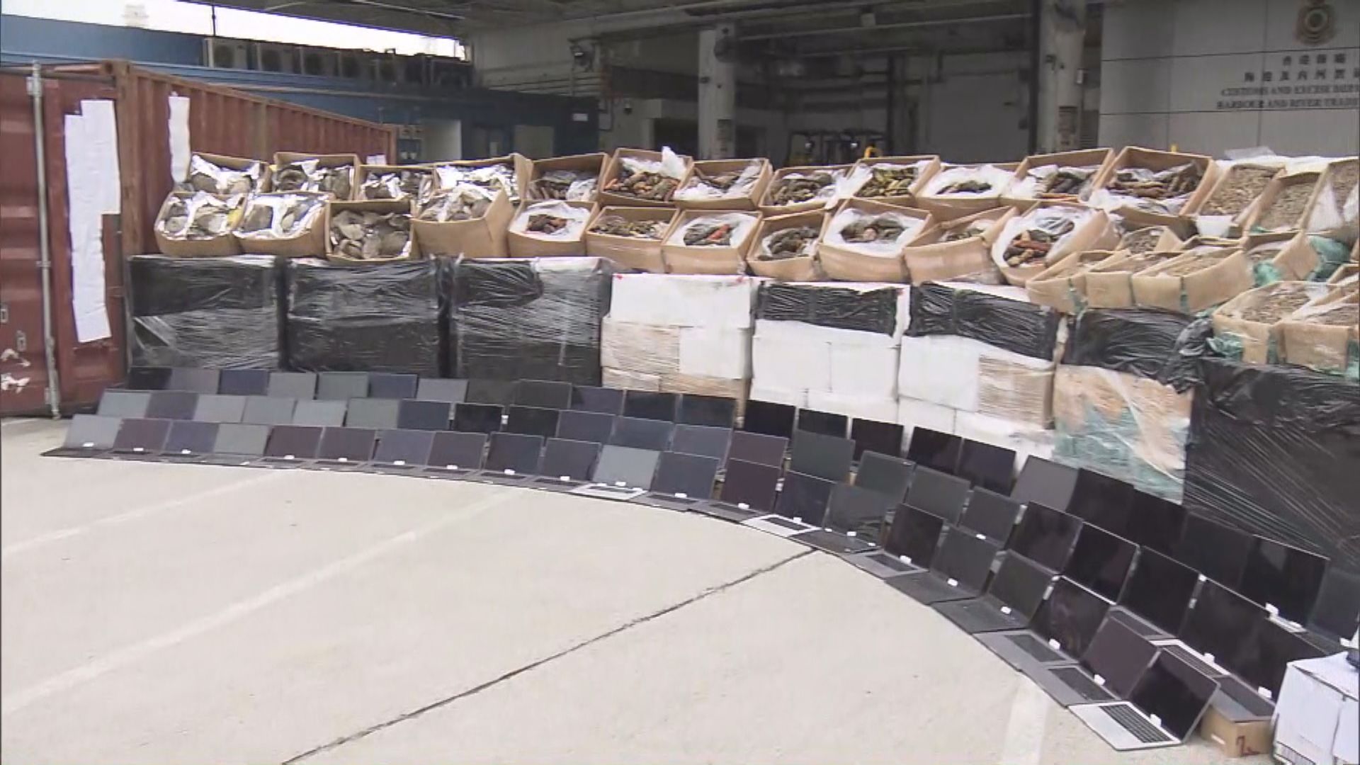 海關破獲內河船走私案　檢獲1000萬貨包括冷藏豬肚及牛肉乾