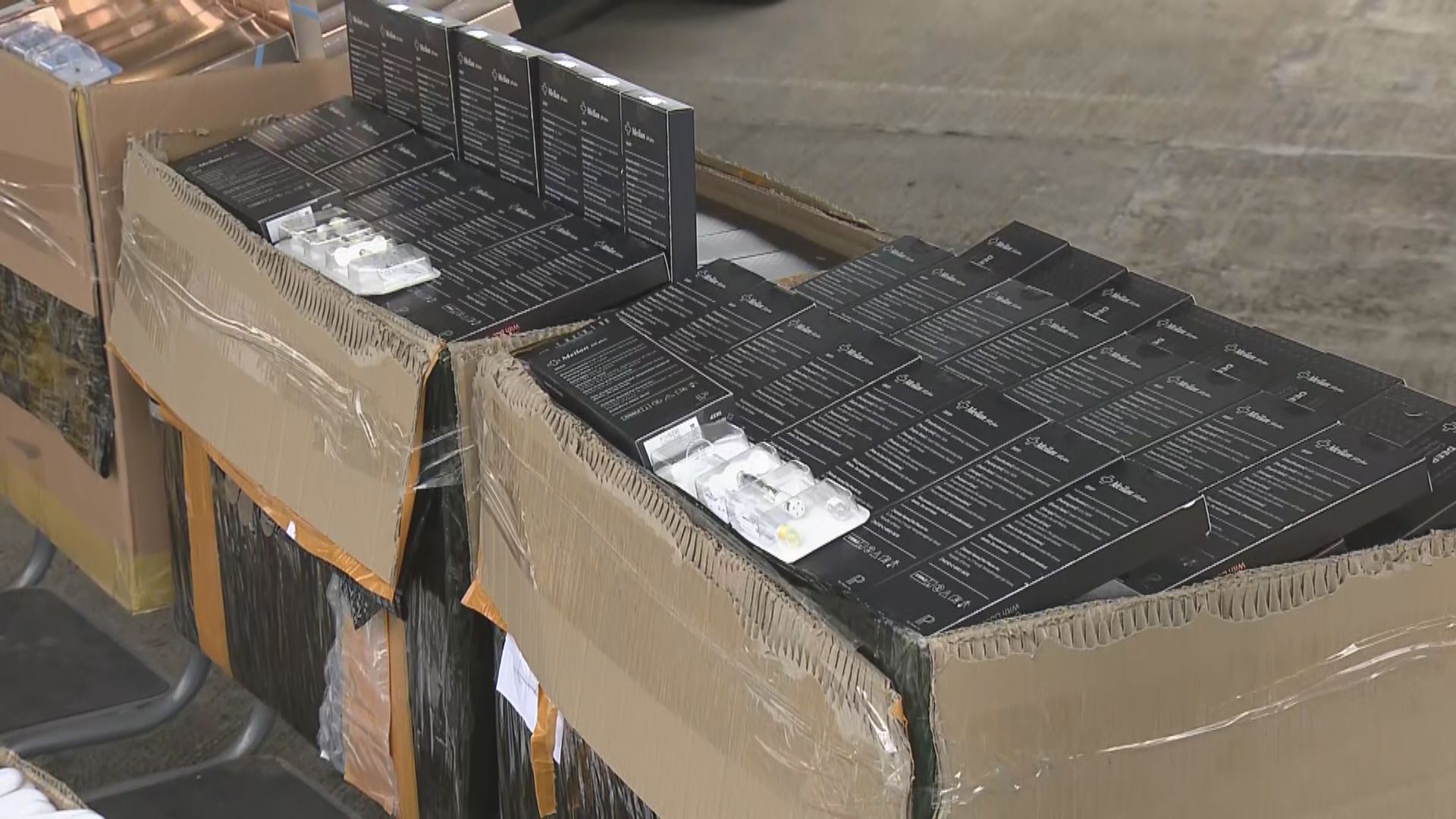 海關與水警反走私行動　檢獲約值千萬元電子及美容產品