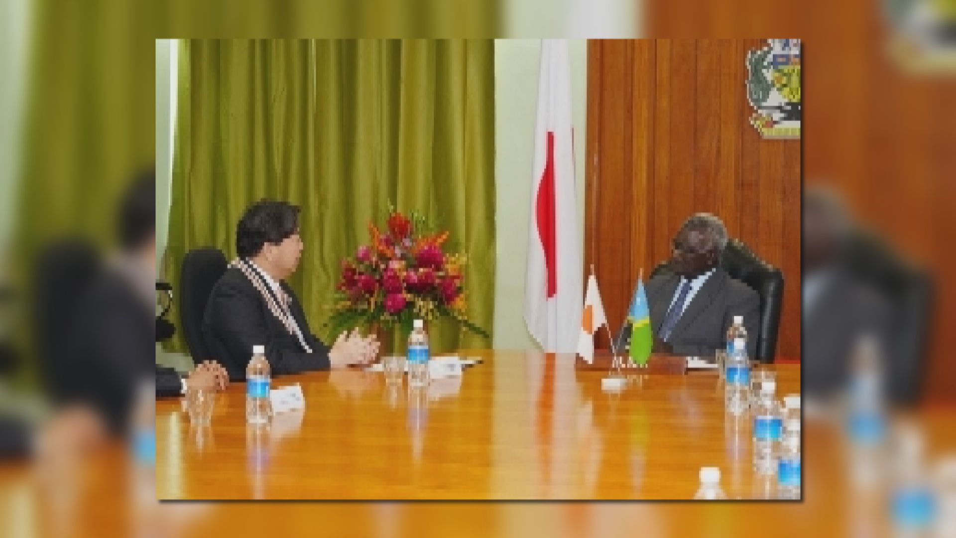 林芳正到訪所羅門群島　與總理索加瓦雷會面