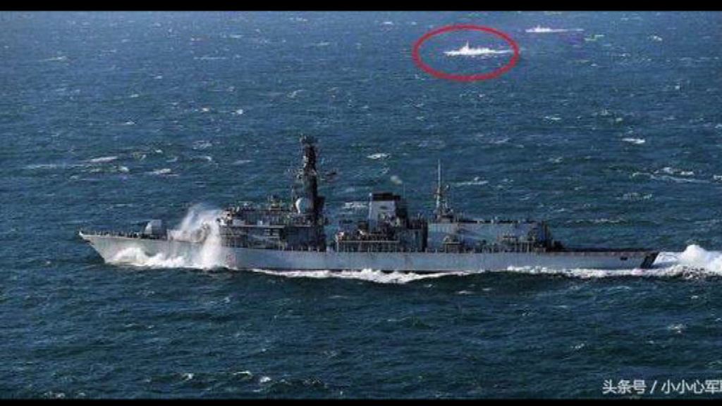 英軍艦南海遭16艘中國軍艦包圍