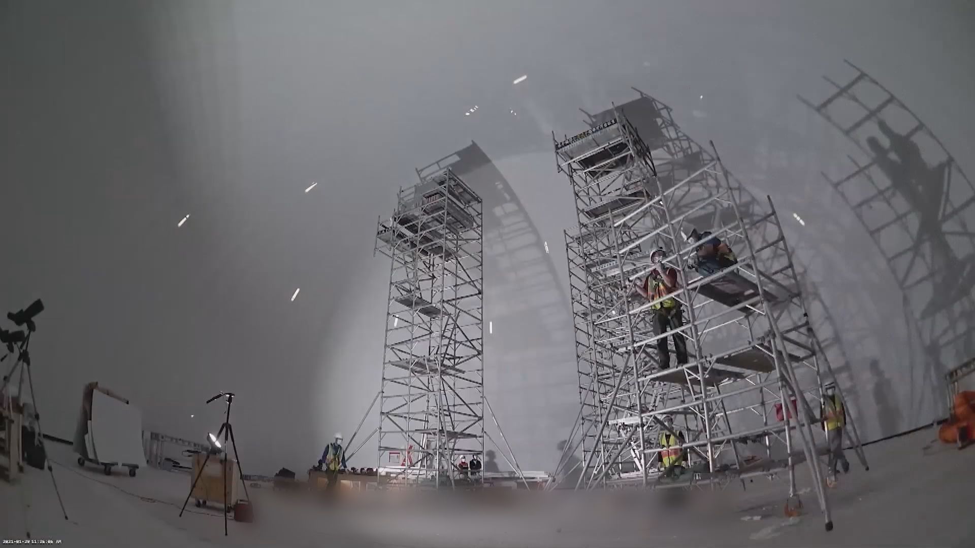 太空館七一重開　新半球體螢幕無縫拼接