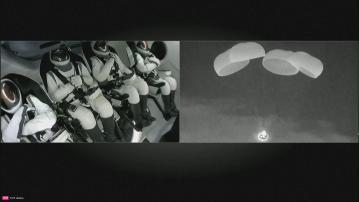 SpaceX龍飛船完成首次民間太空漫步返回地球