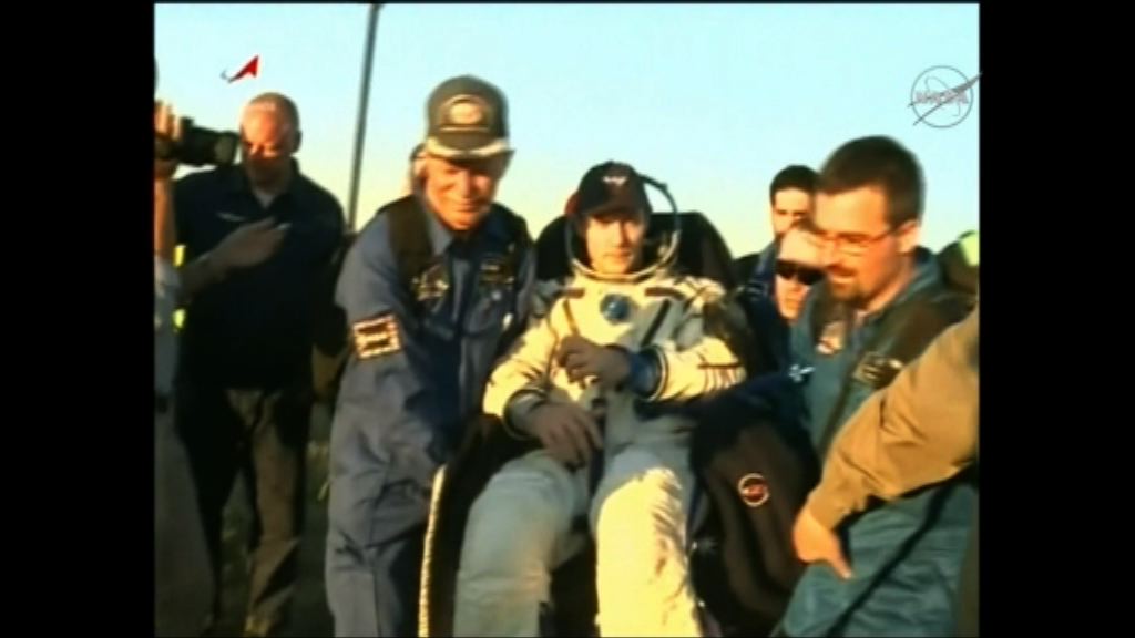 兩太空人乘聯合太空船返航　安全着陸