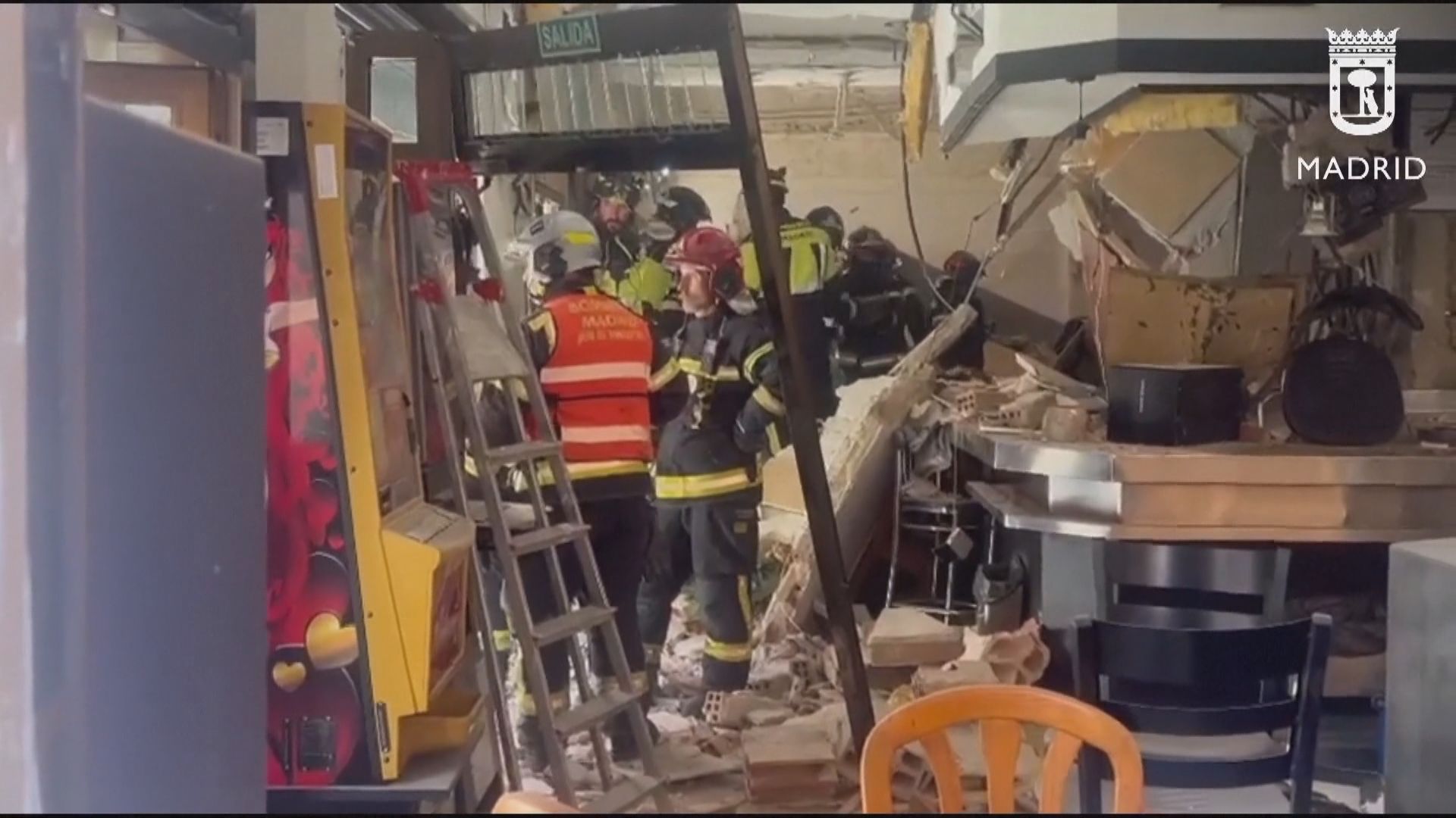 西班牙馬德里餐廳發生氣體爆炸　最少25人受傷