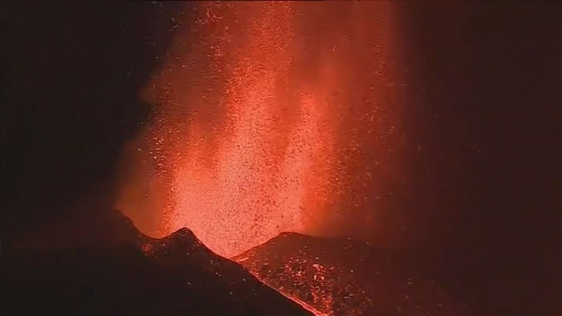 西班牙拉帕爾馬島火山爆發