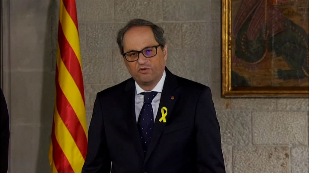 托拉宣誓就任加泰自治區主席