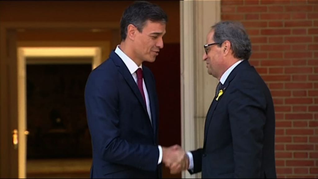 西班牙首相與加泰主席同意就加泰未來對話