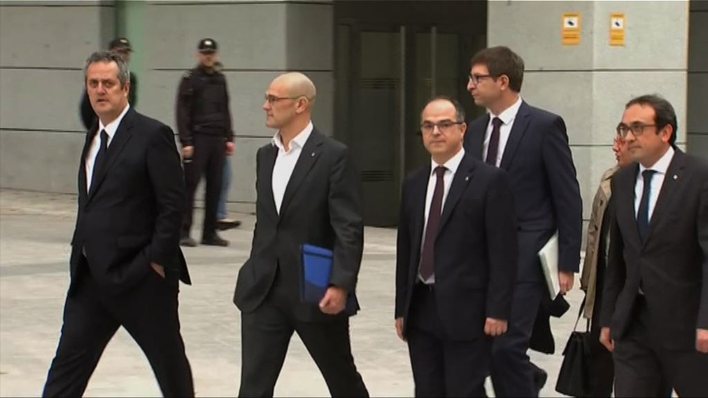 西班牙法院傳召前加泰官員接受問話