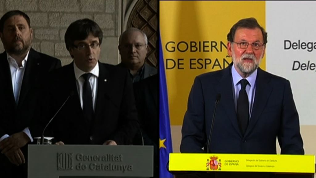 據報加泰羅尼亞政府不再回覆是否宣布獨立