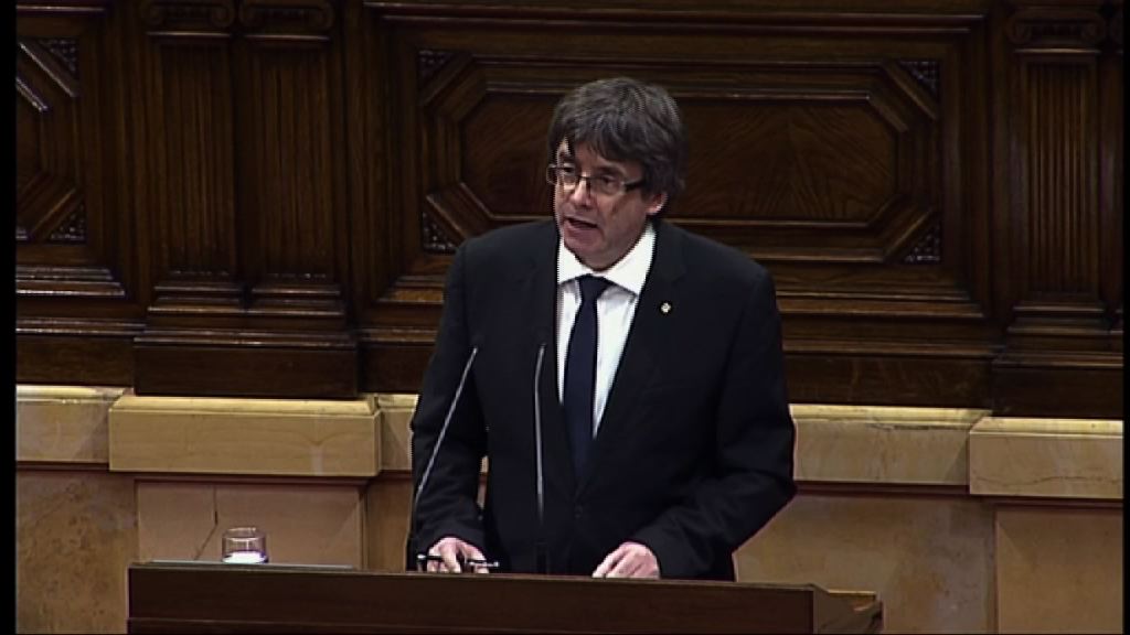 加泰自治區主席：願在無預設條件下對話