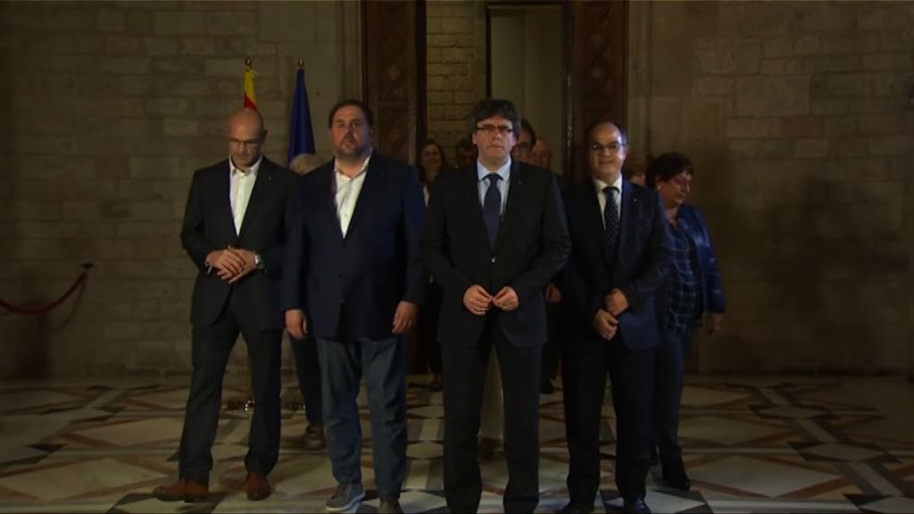 加泰羅尼亞公投通過脫離西班牙獨立