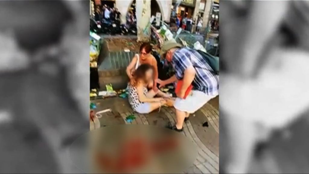 巴塞羅那貨車衝向人群逾百傷　伊斯蘭國承認責任