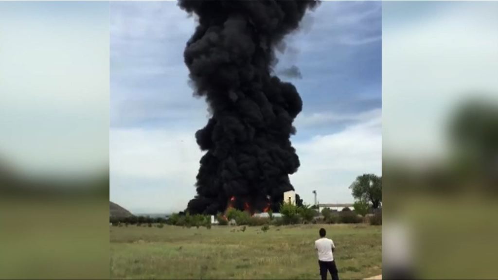 西班牙廢物處理廠大火引發爆炸　近三十人傷
