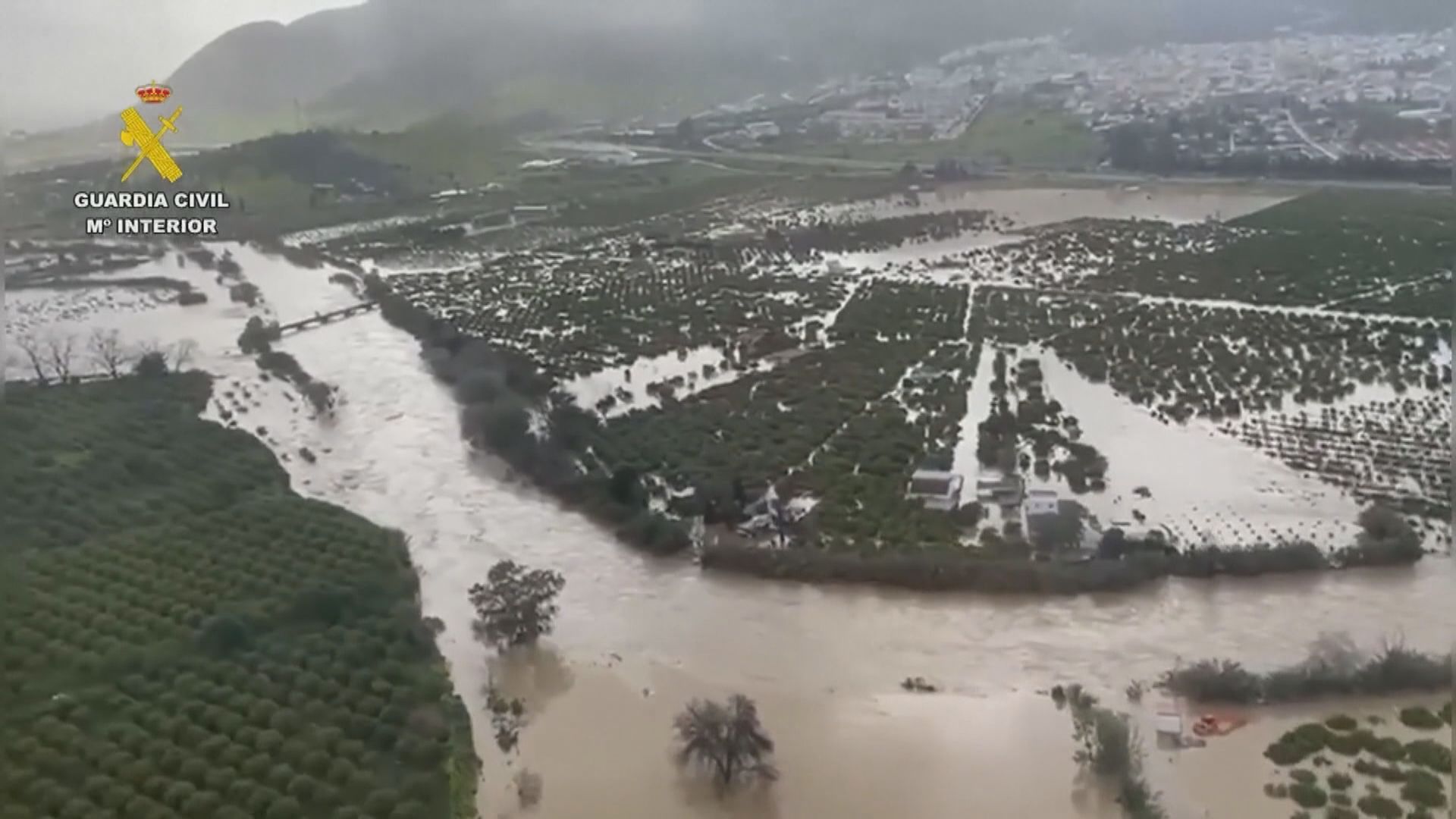西班牙南部安達盧西亞地區暴雨成災致三死