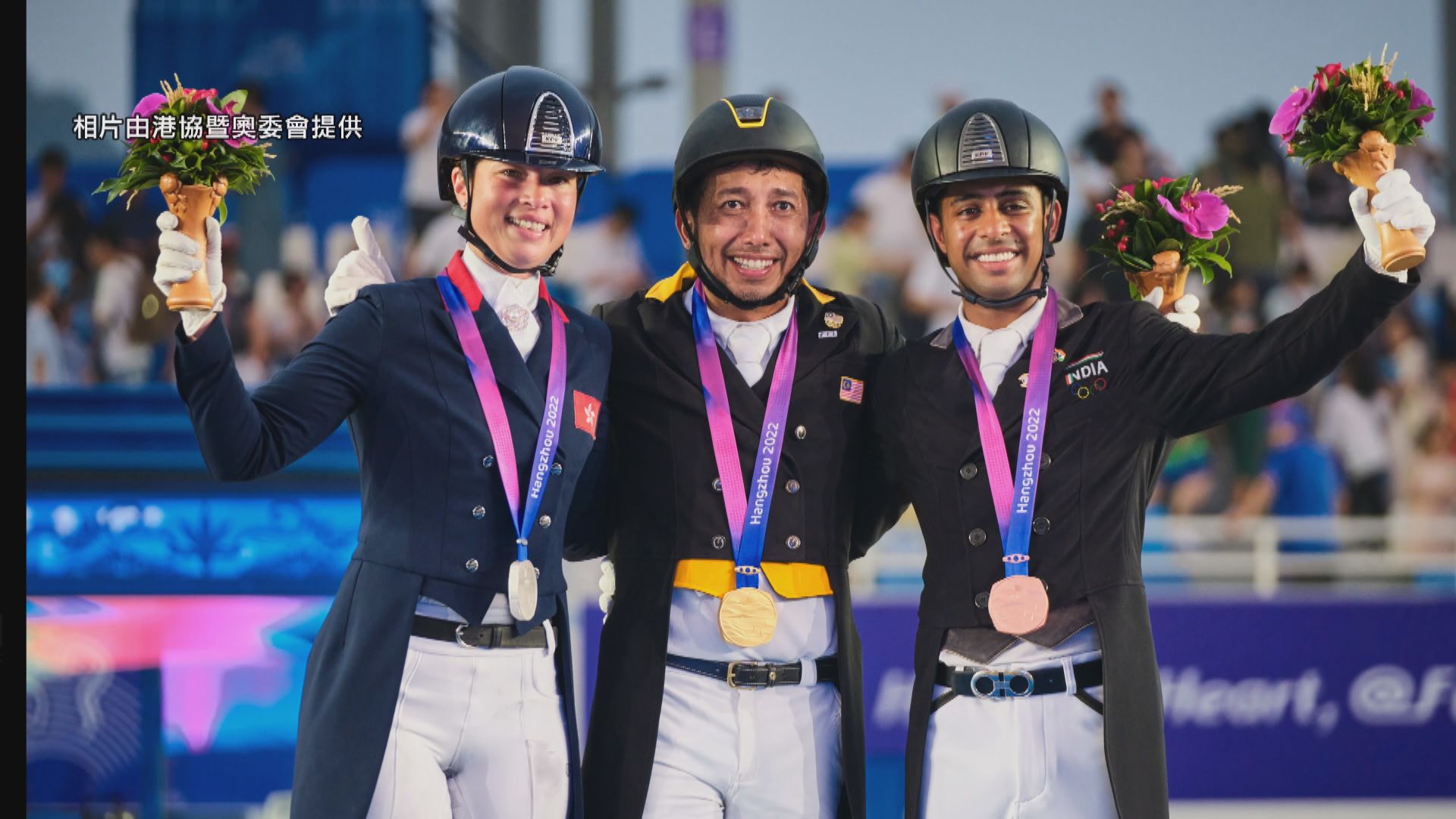 杭州亞運 蕭頴瑩盛裝舞步個人賽衛冕失敗得銀牌