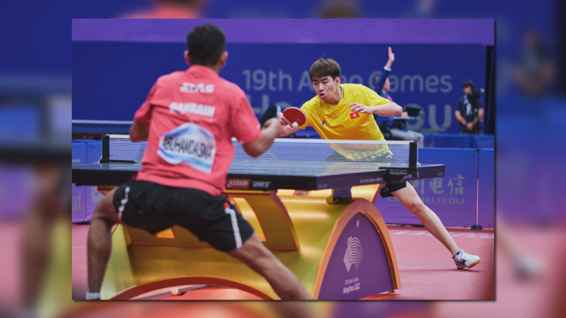 亞運乒乓球港隊男團打入十六強