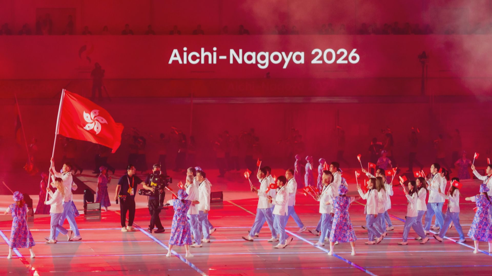 第20屆亞運會在日本名古屋揭幕
