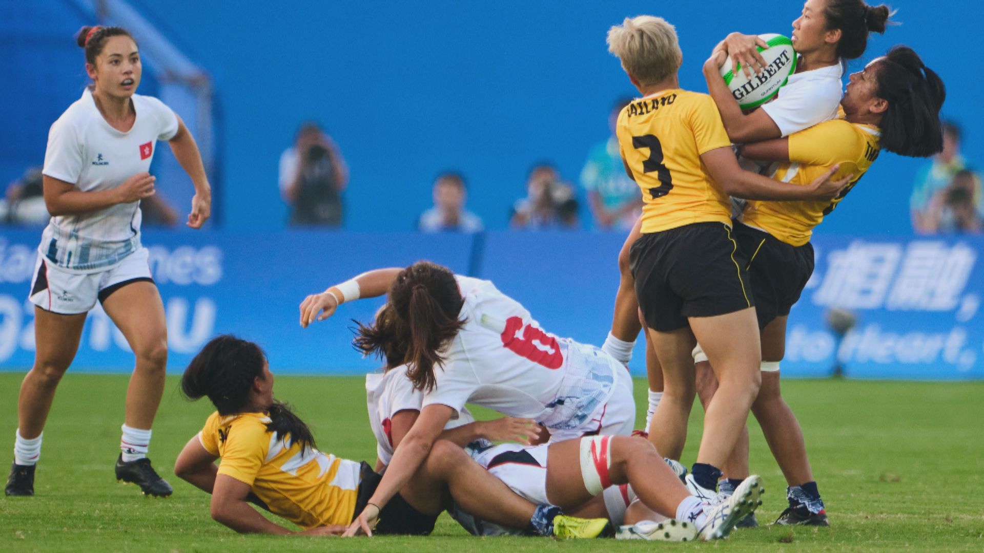 杭州亞運 男子七人欖球港隊挫南韓衛冕