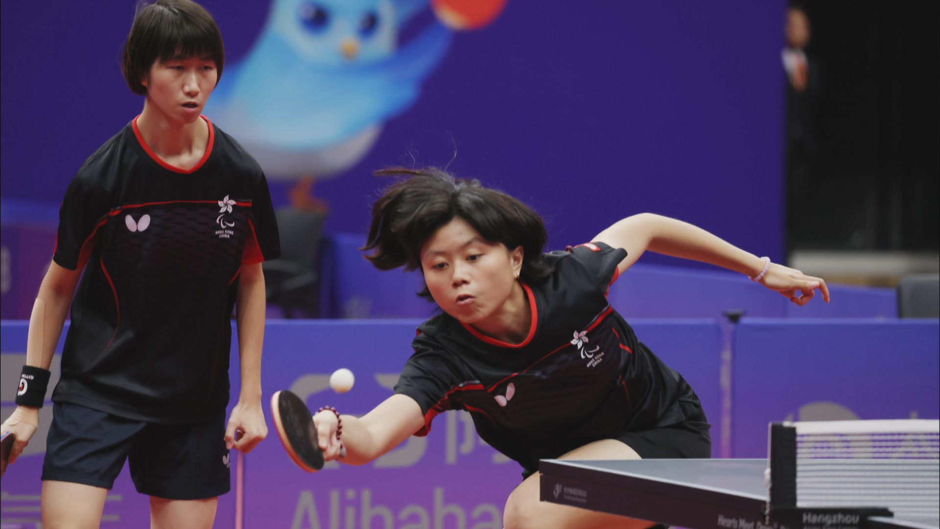 杭州亞殘運 王婷莛吳玫薈乒乓女雙摘金