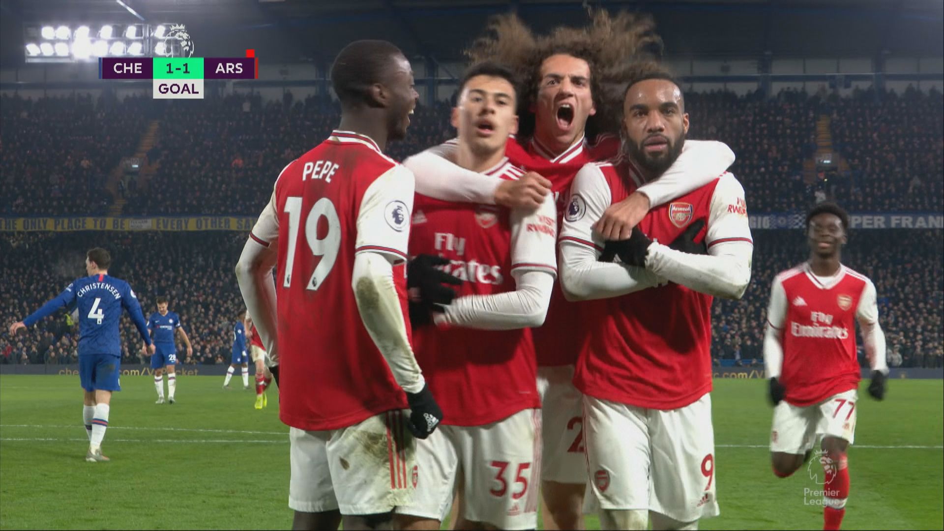 英超　車路士2:2阿仙奴