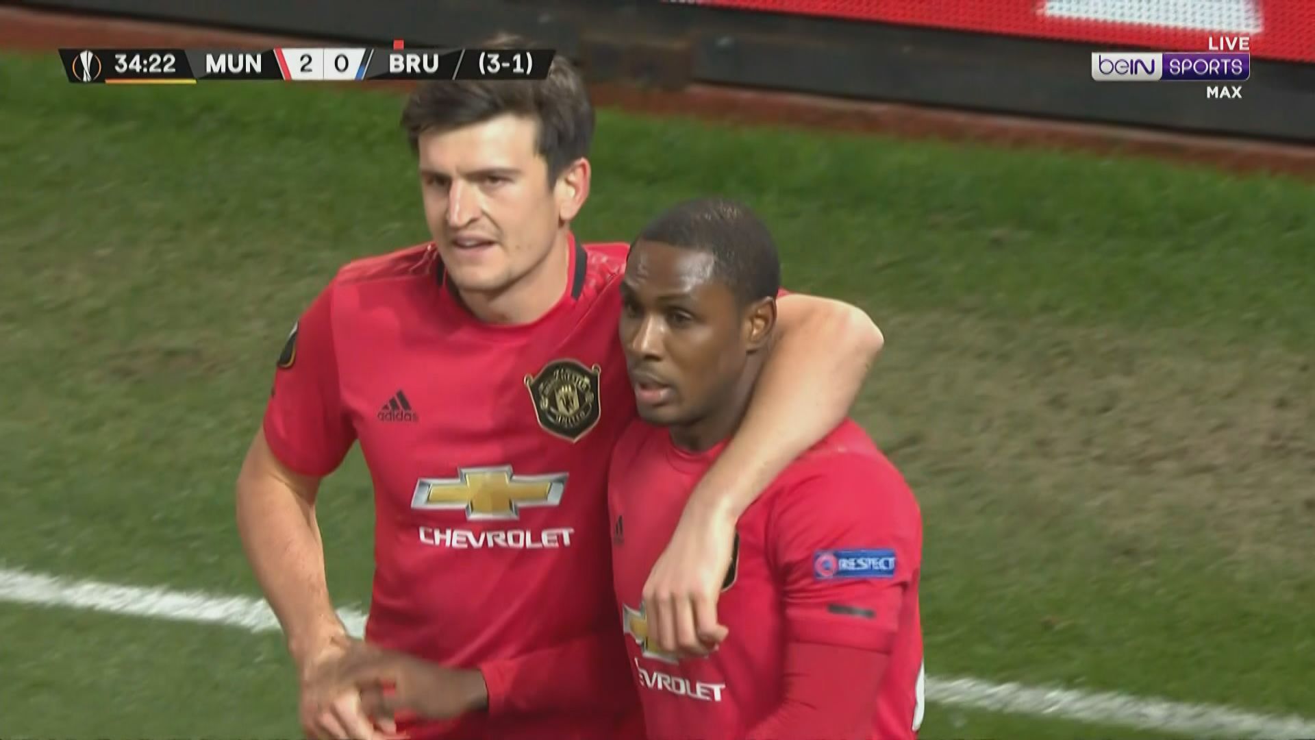 歐霸盃32強　曼聯5:0布魯日（總比數6:1）