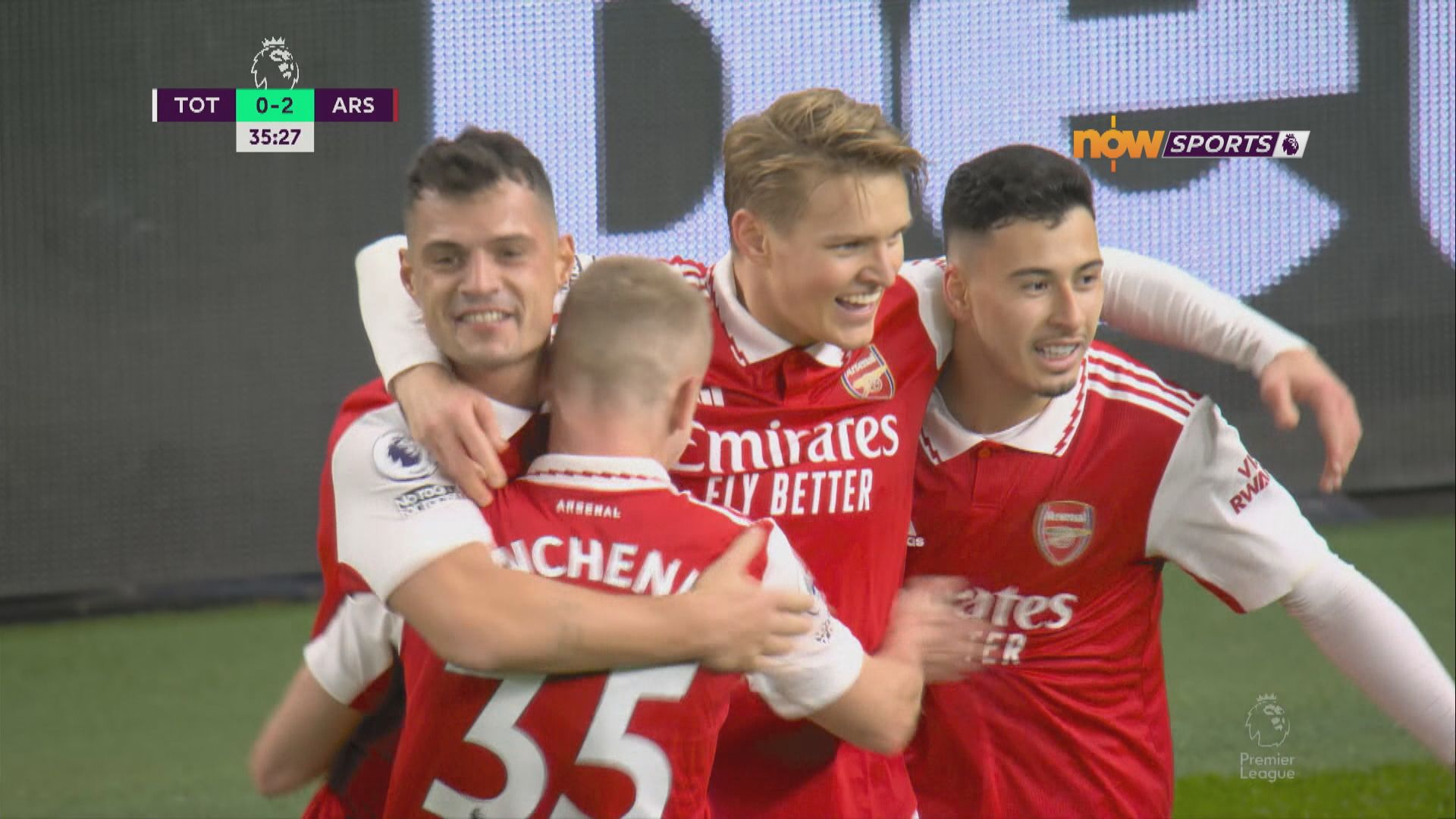 英超　熱刺0:2阿仙奴