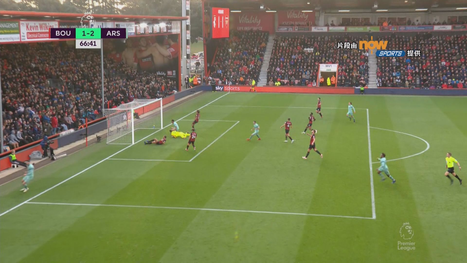 英超　般尼茅夫1:2阿仙奴