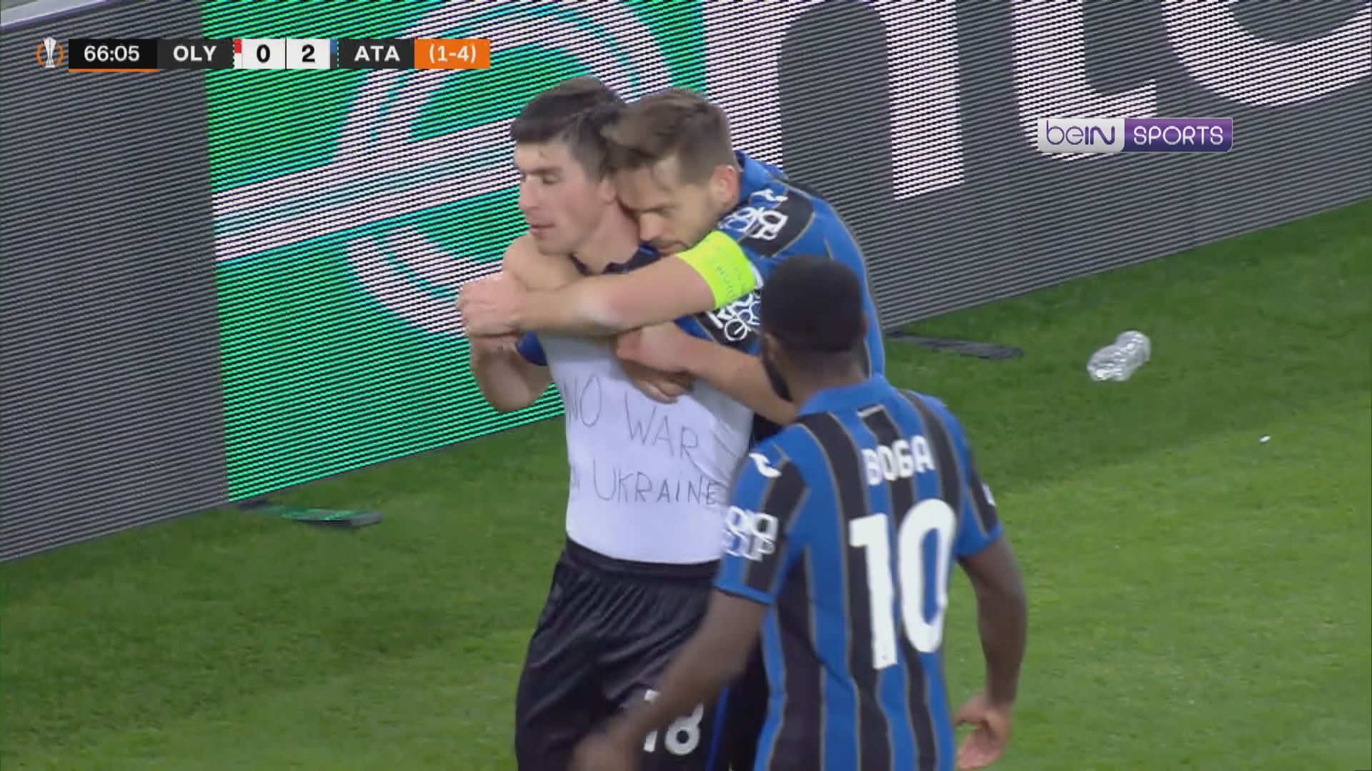 歐霸附加賽　奧林比亞高斯0:3阿特蘭大(1:5)