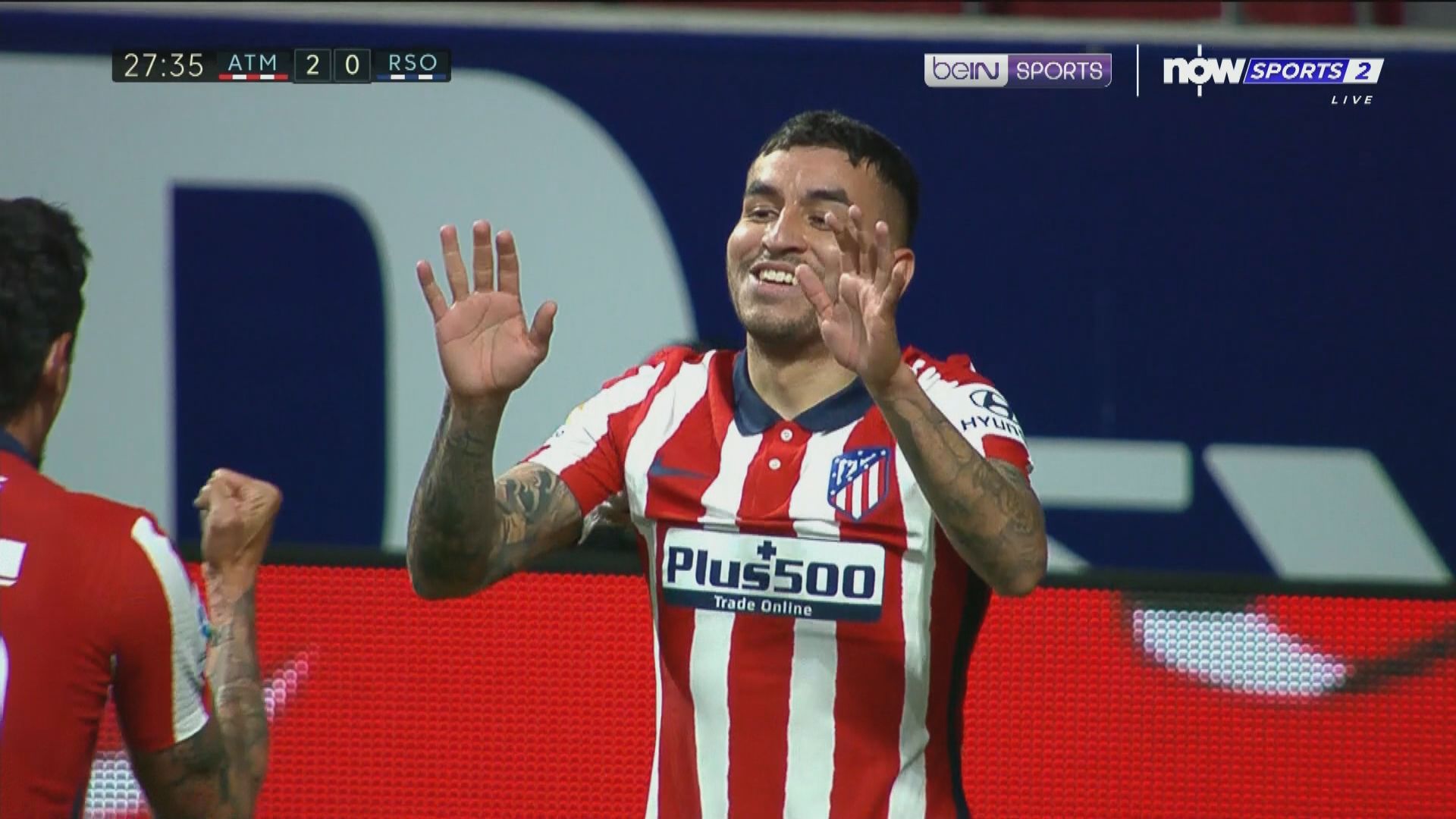 西甲　馬德里體育會2:1皇家蘇斯達　