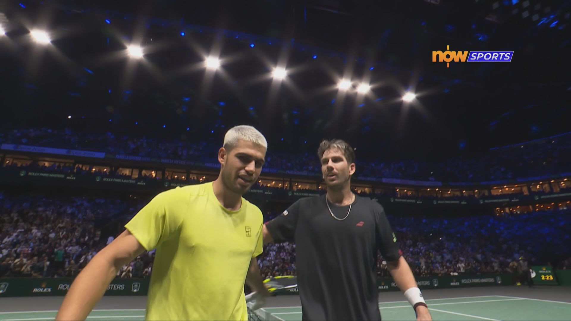 巴黎網球大師賽　艾卡拿斯爆冷不敵羅利32強止步