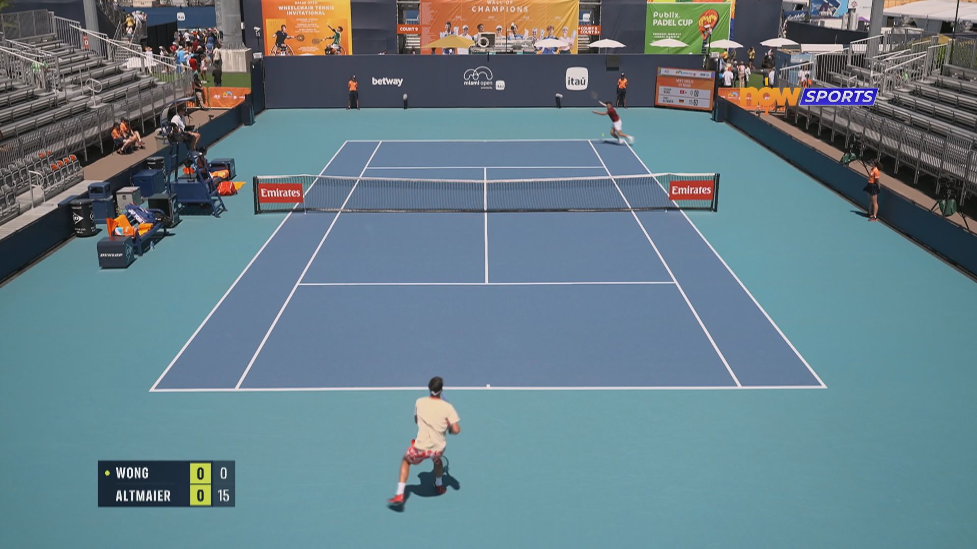 邁阿密網球賽　黃澤林挫艾米亞闖男單次圈