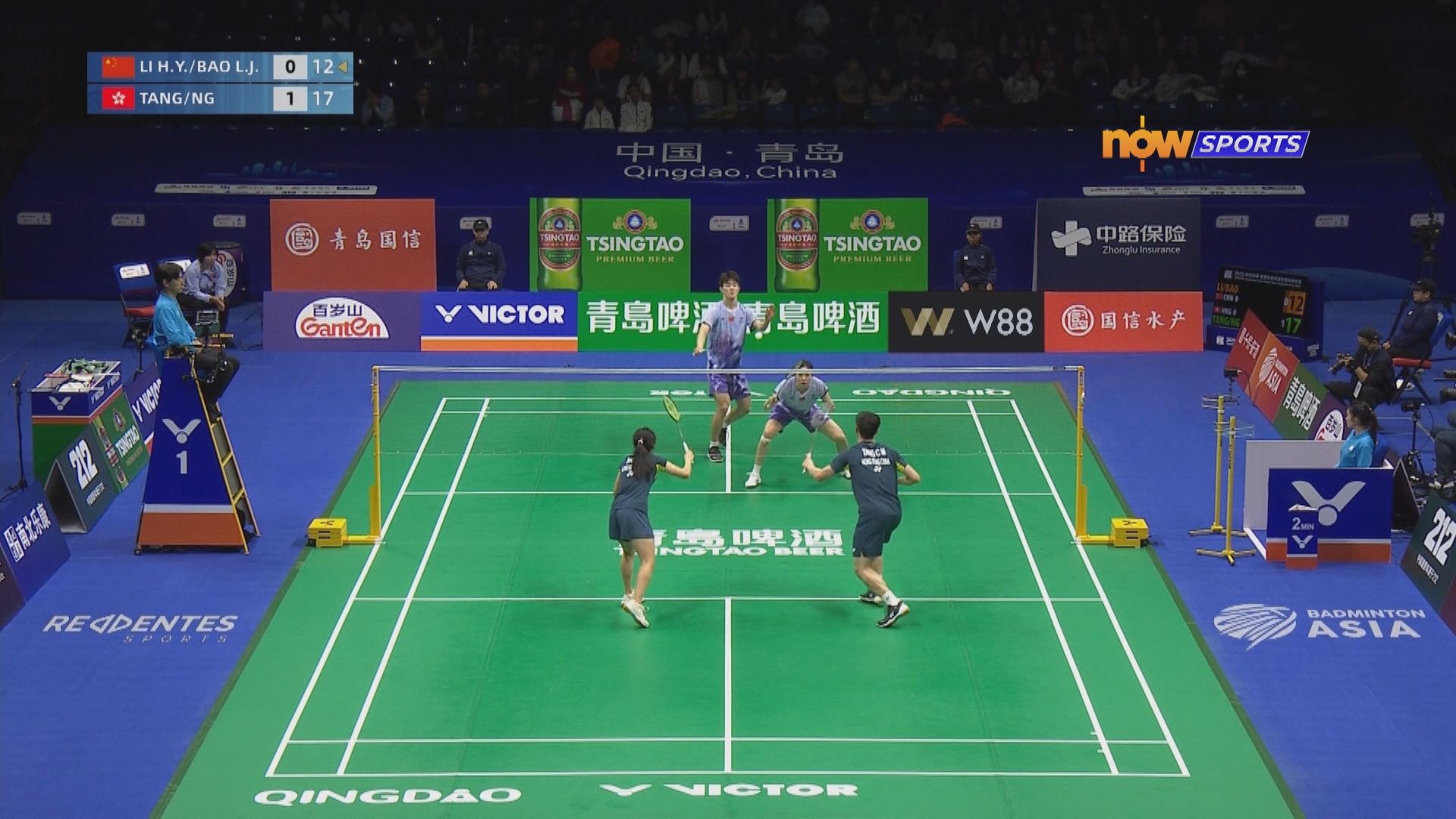 羽毛球混合團體亞錦賽　港隊負國家隊八強止步